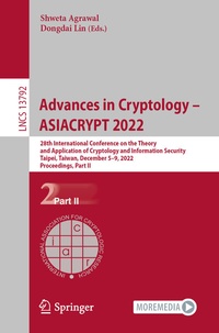 Abbildung von: Advances in Cryptology - ASIACRYPT 2022 - Springer