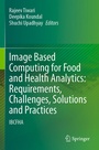 Cover: Image Based Computing for Food and Health Analytics: Requirements, Challenges, Solutions and Practices - Springer