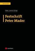 Cover: Festschrift Peter Mader - LexisNexis Verlag ARD ORAC GmbH