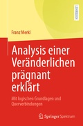 Cover: Analysis einer Ver&auml;nderlichen pr&auml;gnant erkl&auml;rt - Springer Spektrum