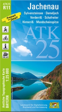 Abbildung von: ATK25-R11 Jachenau (Amtliche Topographische Karte 1:25000) - Landesamt für Digitalisierung, Breitband und Vermessung, Bayern