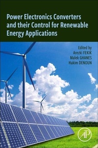 Enlarge image Cover: Power Electronics Converters and their Control for Renewable Energy Applications - Academic Press