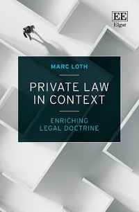 Enlarge image Cover: Private Law in Context - Edward Elgar Publishing