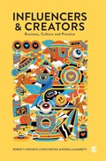 Cover: Influencers and Creators - SAGE Publications Ltd