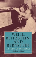 Cover: Weill, Blitzstein, and Bernstein - University of Rochester Press