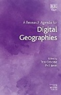 Cover: A Research Agenda for Digital Geographies - Edward Elgar Publishing