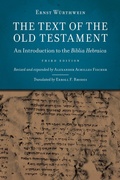 Cover: Text of the Old Testament - Wm B Eerdmans Publishing Co