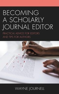Cover: Becoming a Scholarly Journal Editor - Rowman & Littlefield Publishers