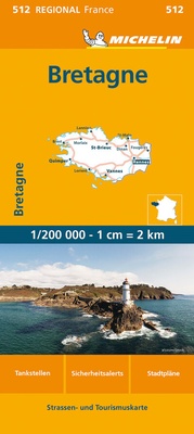 Abbildung von: Michelin Bretagne - Michelin Editions des Voyages
