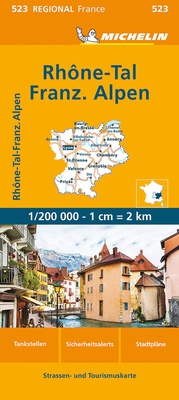 Abbildung von: Michelin Rhonetal - Französiche Alpen - Michelin Editions des Voyages