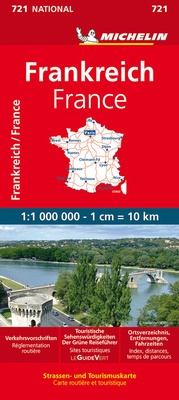 Abbildung von: Michelin Frankreich einseitig - Michelin Editions des Voyages