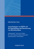 Cover: Auswirkungen von BEPS auf die Begr&uuml;ndung und Besteuerung von Betriebsst&auml;tten - Kovac, Dr. Verlag