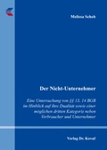 Cover: Der Nicht-Unternehmer - Kovac, Dr. Verlag