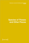 Cover: Dimensions. Journal of Architectural Knowledge - transcript
