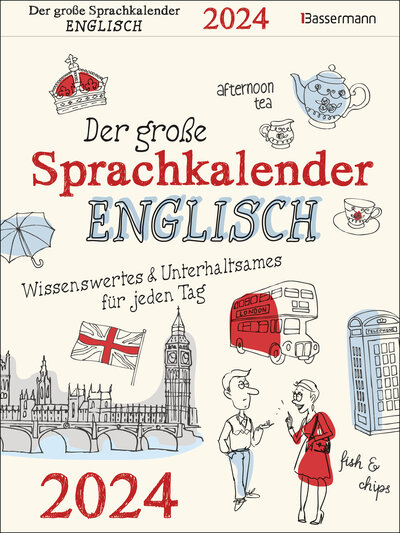 Abbildung von: Der große Sprachkalender Englisch 2024 - Bassermann