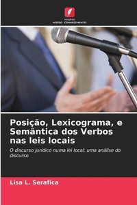 Abbildung von: Posicao, Lexicograma, e Semantica dos Verbos nas leis locais - Edicoes Nosso Conhecimento