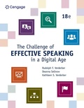 Cover: The Challenge of Effective Speaking in a Digital Age - Wadsworth Publishing Co Inc