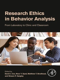 Abbildung von: Research Ethics in Behavior Analysis - Academic Press