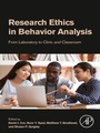 Cover: Research Ethics in Behavior Analysis - Academic Press