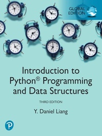 Enlarge image Cover: Introduction to Python Programming and Data Structures, Global Edition - Pearson Education Limited