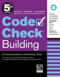 Enlarge image Cover: Code Check Building 5th Edition - Taunton Press Inc