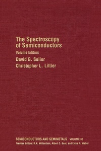 Abbildung von: The Spectroscopy of Semiconductors - Academic Press