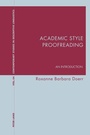 Cover: Academic Style Proofreading - Peter Lang Verlag