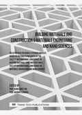 Cover: Building Materials and Construction & Materials Engineering and Nano Sciences - Trans Tech Publications Ltd