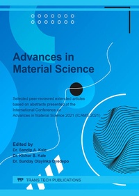 Enlarge image Cover: Advances in Material Science (ICAMS) - Trans Tech Publications Ltd