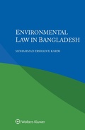 Cover: Environmental Law in Bangladesh - Wolters Kluwer