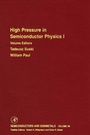 Cover: High Pressure Semiconductor Physics I - Academic Press
