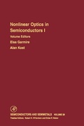 Cover: Nonlinear Optics in Semiconductors I - Academic Press