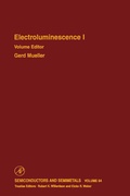 Cover: Electroluminescence I - Academic Press