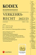 Cover: KODEX Verkehrsrecht 2022/23 - inkl. App - LexisNexis Verlag ARD ORAC GmbH