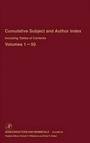 Cover: Cumulative Subject and Author Index Including Tables of Contents, Volumes 1-50: Volume 53 - Academic Press