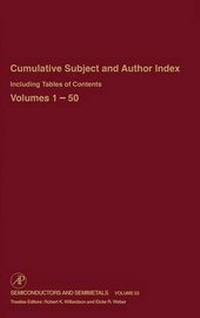 Enlarge image Cover: Cumulative Subject and Author Index Including Tables of Contents, Volumes 1-50: Volume 53 - Academic Press