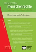 Cover: Menschenrechte in Professionen - Wochenschau Verlag