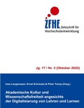 Cover: Akademische Kultur und Wissenschaftsfreiheit angesichts der Digitalisierung von Lehren und Lernen - BoD - Books on Demand