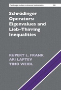 Cover: Schroedinger Operators: Eigenvalues and Lieb-Thirring Inequalities - Cambridge University Press