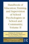 Cover: Handbook of Education, Training, and Supervision of School Psychologists in School and Community, Volume II - Routledge