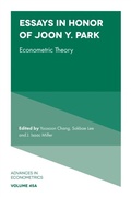 Cover: Essays in Honor of Joon Y. Park - Emerald Publishing Limited