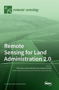 Enlarge image Cover: Remote Sensing for Land Administration 2.0 - MDPI AG