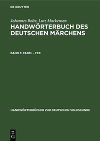 Enlarge image Cover: Fabel - Fee - De Gruyter