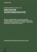 Cover: Str&ouml;mungen Luther und die Nhd. Schriftsprache - Barock Vernunftsprachtum - Klassik und Romantik das 19. Jahrh. - Englische Einfl&uuml;sse, Aufstieg des Volkes - De Gruyter