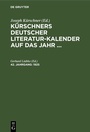 Cover: 1925 - De Gruyter