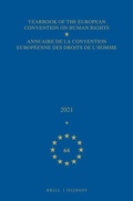 Cover: Yearbook of the European Convention on Human Rights / Annuaire de la convention europeenne des droits de l'homme, Volume 64 (2021) - Martinus Nijhoff