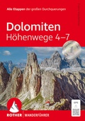 Cover: ROTHER Wanderf&uuml;hrer Dolomiten H&ouml;henwege 4-7 - Rother Bergverlag
