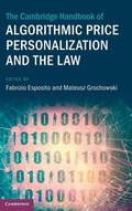 Cover: The Cambridge Handbook of Algorithmic Price Personalization and the Law - Cambridge University Press