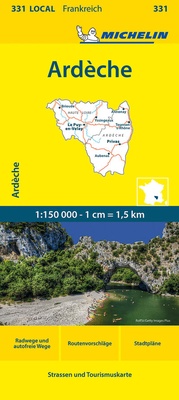Abbildung von: Michelin Ardeche-Haute Loire - Michelin Editions des Voyages