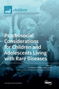 Cover: Psychosocial Considerations for Children and Adolescents Living with Rare Diseases - MDPI AG